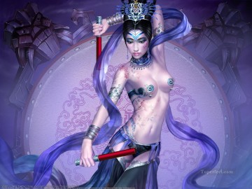 Desnudo Painting - Yuehui Tang chino desnudo 2
